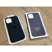 【全新未使用】Apple 原廠 iPhone 12 mini MagSafe 矽膠保護殼（午夜黑/磁吸外殼/盒裝完整）