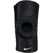 (店+)【NIKE 耐吉】PRO Dri-FIT 黑色開口護膝套3.0 運動用品 防撞襯料彈性透氣支撐性(N1000675010)