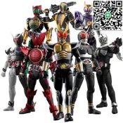 萬代RISE FRS 假面騎士W OOO帝騎龍騎我魂空我BLACK甲鬥拼裝模型