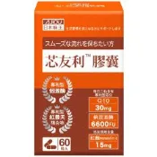 日本味王 芯友利膠囊(60粒/瓶)(專利TA/蚓激酶/紅麴/納豆/Q10)