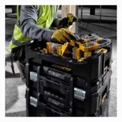 (店+)【DEWALT 得偉】南慶五金  德偉 變形金剛系列- 模組起子組插槽工具箱 DT70716 DT70716-QZ