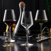 全球選品1館 生活百貨 Krosno水晶玻璃杯高腳杯紅酒杯套裝紅白葡萄酒杯醒酒器香檳杯