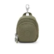 【KIPLING】『首爾包』鼠尾草綠後背包吊飾-MINI SEOUL 女包