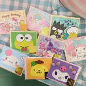 💗正版現貨💗三麗鷗 立體卡片 卡片 萬用卡 生日卡片 kitty 雙子星 美樂蒂 庫洛米 布丁狗 酷企鵝 大眼蛙 萬用卡
