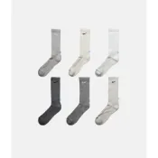 (店+)【NIKE 耐吉】NIKE 靜謐灰高筒襪 厚底 中筒襪  踝襪 長襪 短襪 黑色/白色/黑白灰 【3入/6入】
