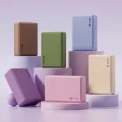 【時尚玩家】高密度莫蘭迪色瑜伽磚 外銷北美款45D(瑜珈磚 瑜珈輔助)