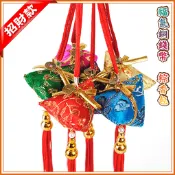 【鹿港傳統手工香包】台灣製 DIY粽子香包/福氣銅錢幣 粽 香包 /招財包粽 (歡迎學校.公司團購.另有優惠)