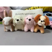 可愛療癒吊飾咖熊大猩猩刺蝟狗狗貴賓犬兔兔造型有掛鉤放卡片娃娃玩偶 情人生日聖誕禮物 全新現貨