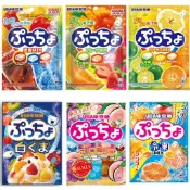 #悠西將# 日本 UHA 味覺糖 噗啾 果汁汽水 綜合軟糖 熱帶水果 水果蘇打 味覺糖軟糖 綜合桃葡味