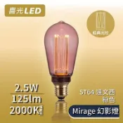 【三創線上購物】喜光全光譜 LED 幻影燈 絢彩 ST64達文西 [粉/經典]/[粉/螺旋]/[粉/條紋]