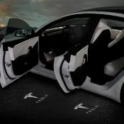 【TPARTS】特斯拉 Model 3/Y 煥新版 車門迎賓燈 照地燈 氣氛燈賓車標燈(特斯拉迎賓燈)