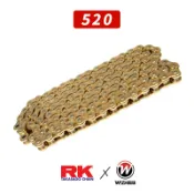 【RK】520｜GB520 XSO XRE 120L｜油封鏈條 黃金｜W!ZH 欣炫