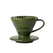 【HARIO】V60彩虹磁石濾杯–藍媚茶／1-2杯(VDC-01-AG)