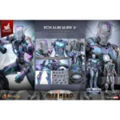 全新現貨 Hot Toys – MMS855D79 –《鋼鐵人》 MK4 霧光幻彩紫幾何 MMS855 非 MMS830