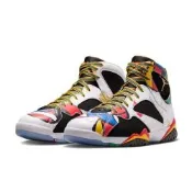 Nike Air Jordan 7 Retro Miro 奧運藝術 塗鴉 彩色 包覆 高筒 男鞋 IQ6573-100