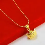 詠信銀樓 純金9999 黃金項鏈 純金項鍊 元寶吊墜 實心款 男女款 項鍊墜子 純金首飾品 送禮 送朋友 送親人 禮