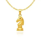【金緻品】黃金墜子 西洋棋馬仕 1.06錢 馬棋子 馬匹 對弈 馬年 生肖馬 Q版 可愛 純金墜飾 5G黃金