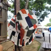 吱吱札札/手工雙面漁夫帽-大藝術家-咖