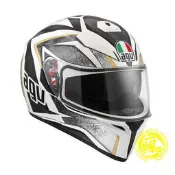 新莊【騎士瘋】義大利 AGV K-3 SV 全罩  內墨片 抗刮 抗UV 快拆鏡片 內襯可拆VULCAN WHITEBLACKGUNMETAL
