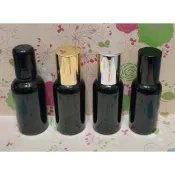 10ml/15ml/20ml/30ml/50ml厚玻璃大鋼珠滾珠瓶/18牙黑色玻璃精油香水滾珠瓶~可分裝多特瑞精油