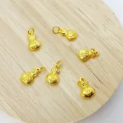 金泰源銀樓-純金9999 黃金 錢包 小錢包 小錢袋  錢袋 小配件 吊飾 墜子 配件 手鍊配件 招財小物