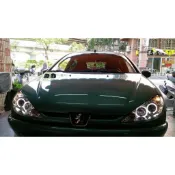 新店【阿勇的店】標誌 206 晶鑽光圈魚眼大燈 PEUGEOT 206 大燈 標誌 206 大燈