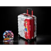 現貨在台 正版 銀座 航海王 海賊王 聯名 ONE PIECE USB 24吋 登機箱 行李包 旅行包 紅色
