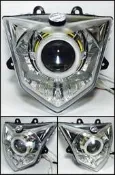 7號工廠 光陽 VJR 125 魚眼 大燈 CCFL 天使眼 黃 彩管 HID 雙光 遠近 原廠 交流安定器