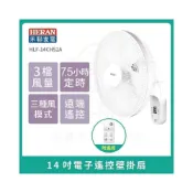 (店+)HERAN 禾聯14吋電子遙控壁掛扇 HLF-14CH52A(壁掛扇  循環扇  壁扇 禾聯電風扇)