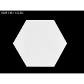 《磁磚本舖》西班牙進口 KE2301 純粹白 霧白六角磚 23*26cm 設計款 六角磚 幾何線條 玄關磚 純白六角磚