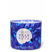 (店+)【Bath & Body Works】BBW 3芯香氛蠟燭〔月光小徑〕MOONLIGHT PATH - 3-WICK CANDLE