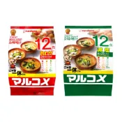 【蝦皮直營】Marukome 料亭之味元氣味噌湯-(原味/減鹽) 快速沖泡 方便包 減鹽味噌湯 味增湯