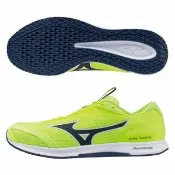 【MIZUNO 美津濃】慢跑鞋 男鞋 運動鞋 路跑 緩震 2E楦 DUEL 螢光黃 U1GD257021