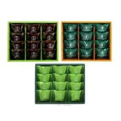 (店+)燒菓子系列-八女茶抹茶燒/原宿巧克力/京都抹茶燒（12入/盒；老字號 洋菓子 杯子蛋糕）
