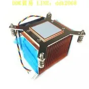 【現貨】金錢豹1151 1150 1200 1366 2011純銅cpu散熱器2U側吹服務器風扇