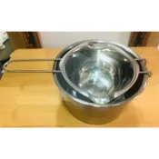 雲手作°製作大豆蠟化蠟內鍋/外鍋 不鏽鋼 帶手柄 巧克力鍋 溶蠟鍋 隔水加熱溶化碗 烘焙工具