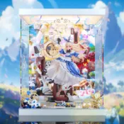《Yao 挖寶趣》APEX  夢遊奇境記 入夢時刻 愛麗絲·里德爾 PVC公仔 專用展示盒