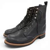 【DOKODEMO】成色極佳 ☆ RED RED WING 3361 SILVERSMITH Boundary 皮革工裝靴，短靴，黑色，26厘米，美國製造，女款