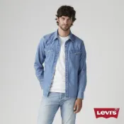 Levi's 男款 BARSTOW WESTERN長袖丹寧牛仔襯衫 85744-0082 熱賣單品