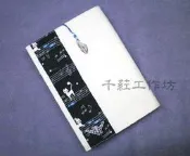 【千葒工作坊】 B01-03-手工布書衣◎棉麻系列-布作手創coco cats◎