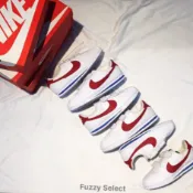 【逢甲 FUZZY】Nike Cortez Basic TDV 白紅藍 阿甘 中童 童鞋 魔鬼氈 904767-103