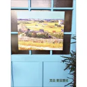 (店+)複製畫 無框 仿油畫 50*60 世界名畫 梵谷在阿爾斯的臥房 豐收 星空畫 星夜 鳶尾花 牆壁布置品 掛畫 牆壁畫