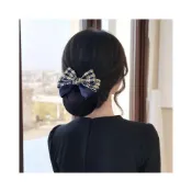 (店+)Iman護士頭花女網兜髮夾空姐銀行酒店工作盤發高級感發網髮卡職業髮飾