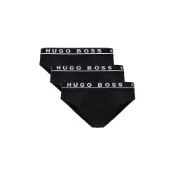 (店+)【HUGO BOSS】品牌logo三條裝純色三角內褲 男款