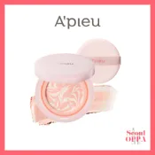 [A'pieu] 水潤鎖定護膚妝前乳粉紅 14.7g Apieu 提亮水粉餅美白氣墊蜜粉控油防曬隔離乳粉底液 Base