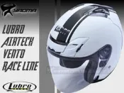ψ/Helmet_半罩帽/LUBRO安全帽－AIR TECH-VENTO RACE LINE 亮白黑  耀瑪台中安全帽
