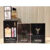YSL 聖羅蘭 自由不羈女性淡香精7.5ml+Y男性淡香精1.2ml+黑鴉片女性淡香精1.2ml/小香水禮盒三入組