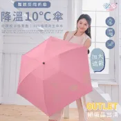 日本雨之戀【領劵現折200元】加大極輕降溫10度C傘 雅致-桃粉 大傘 摺疊傘 雨傘 折疊傘 防曬傘 快速出貨 享保固