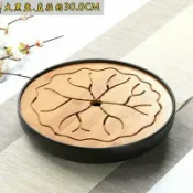 全球選品1館 生活百貨 竹盤茶盤辦公簡約幹泡茶盤套裝陶瓷紫砂功夫茶具茶杯茶臺茶海茶道