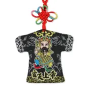 玄天上帝小神衣吊飾 北極玄天上帝小神衣香火袋 上帝公平安符袋